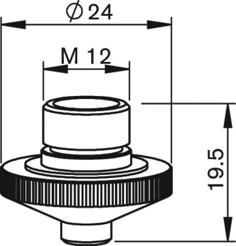 Сопло одинарное Ø1.0 (PR351-1E110)