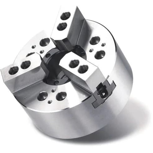 Гидравлический высокоскоростной 3-х кулачковый патрон, Ø215 мм, сквозное отверстие 66 мм, посадка A2-6