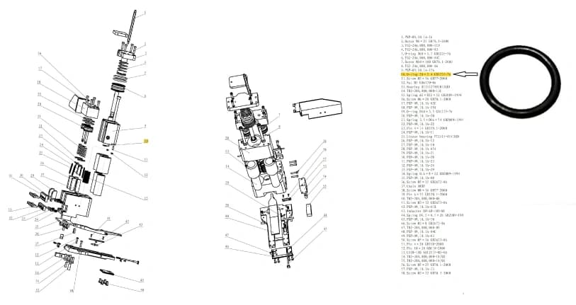 О-кольцо D20×2.4, GB1235-76