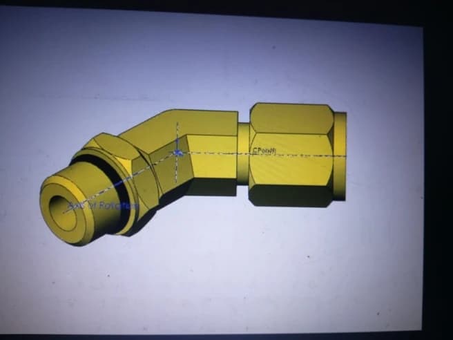 Штуцер подачи сож