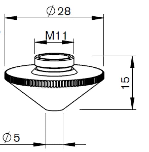 Сопло одинарное Ø2.3 HD (PT345-0003)