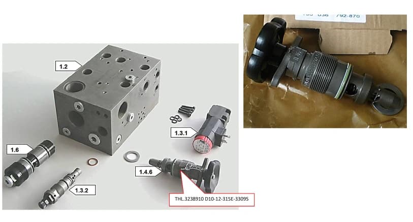 Предохранительный клапан THL.8017903310 0532VA14V100D-100