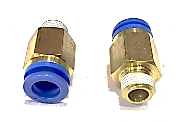 Штуцер резьбовой для соединения пневматических трубопроводов KQH08-01S