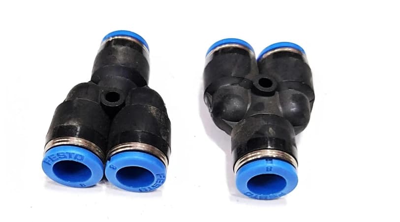 Тройник для соединения пневматических трубопроводов QSY-8-50