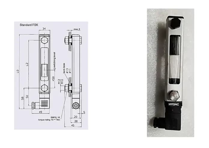 Указатель уровня масла с датчиком (для HRE)