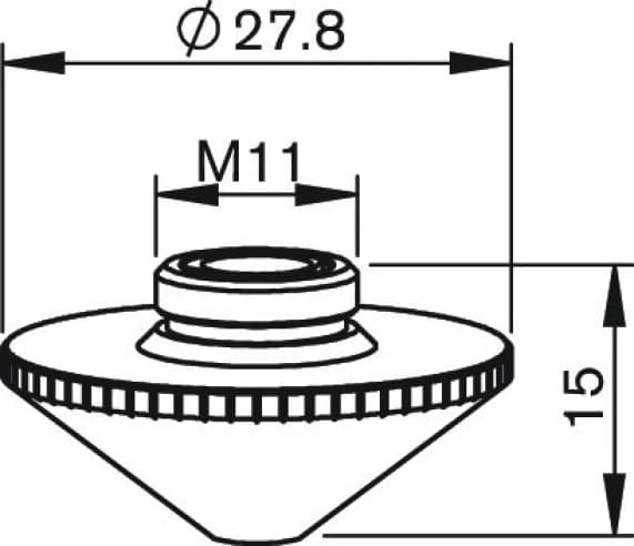 Двойное сопло Ø2.5 (PT358-0007X)