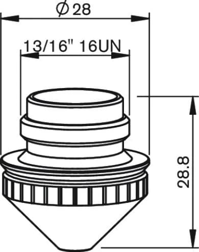 Сопло одинарное Ø1.2 (280030-P0492-629-00012, PT376-0012)
