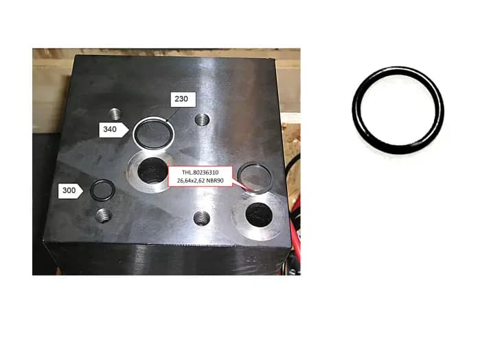 О-кольцо THL.80236310 26,64x2,62 NBR90