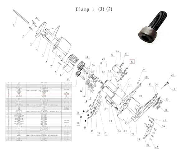 Винт M5×20, GB70.1-2000