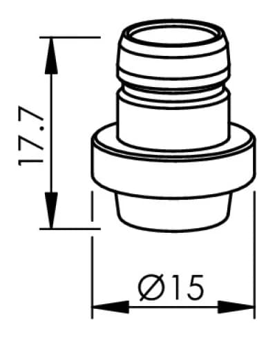 Сопло одинарное CN Ø2.0 (10039202, BY310-1682)