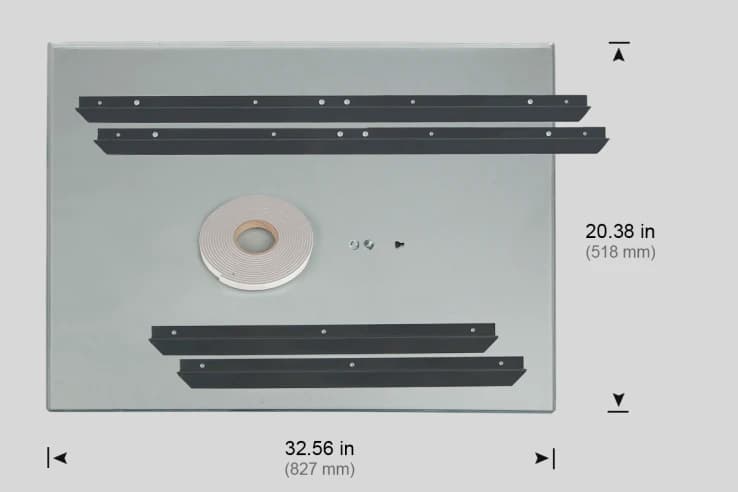 Стекло двери оператора VF