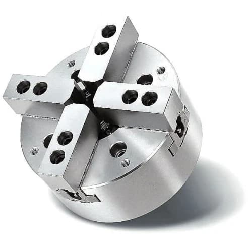 Гидравлический высокоскоростной 4-х кулачковый патрон, Ø210 мм, сквозное отверстие 52 мм, посадка А2-6 