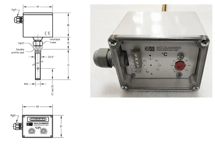Датчик температуры масла для HRE