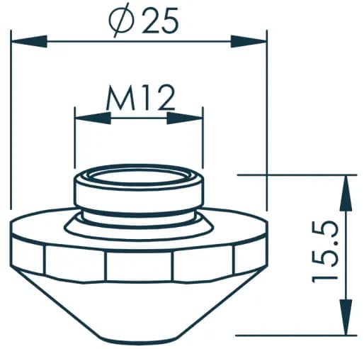 Cопло одинарное EAA Ø1.7 (Trumpf 1324864)