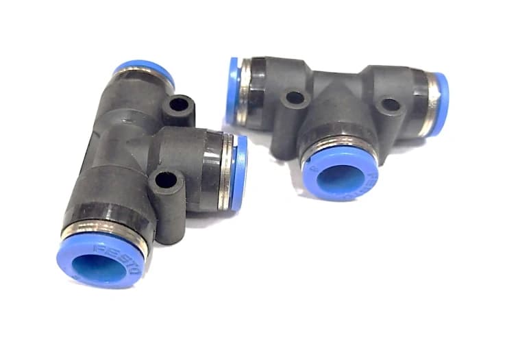 Тройник для соединения пневматических трубопроводов QST-8-50