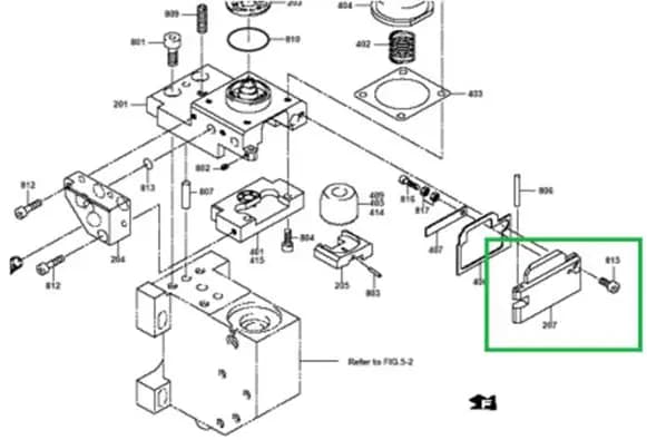 Дверца камеры токоподвода на нижней голове. Реплика 228792