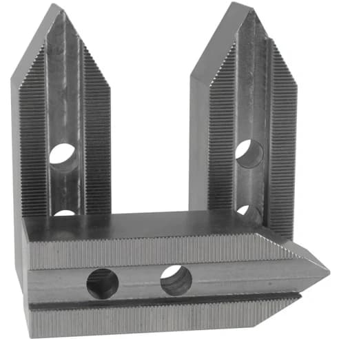 Спец. мягкие заостренные кулачки 60° (3 шт.) для гидравл. патрона 10", 110x40х60 мм, паз 16 мм, МЦ 30 мм, М12, гребенка 1,5x60