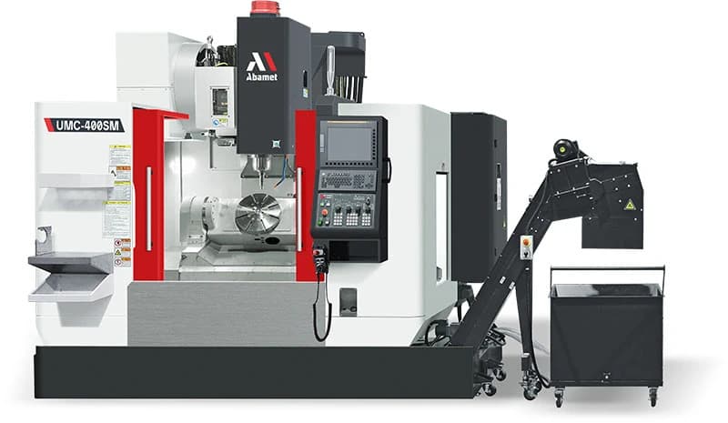 Пятиосевой фрезерный станок с ЧПУ по металлу UMC-400SM, стол-планшайба Ø400 мм
