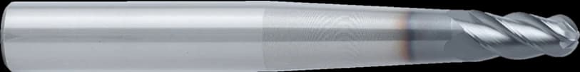 Фреза концевая твердосплавная BGS01-BNCC4-080-020-400, сферическая, конусная режущая часть, ØD 8 мм