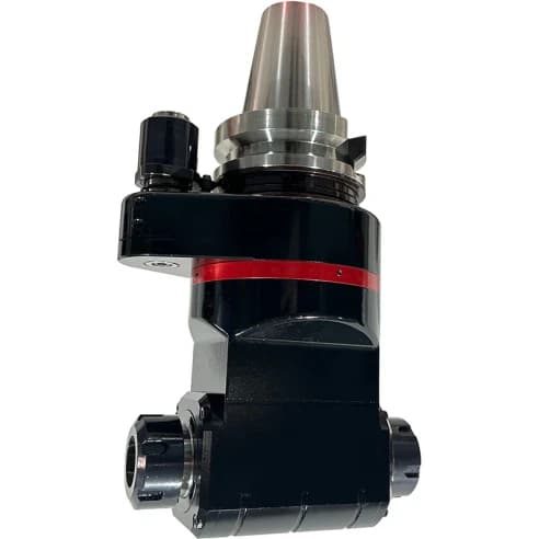 Фрезерная угловая головка ER32, двухсторонняя, 4000 об/мин, H=176, SK40 (DIN-69871)