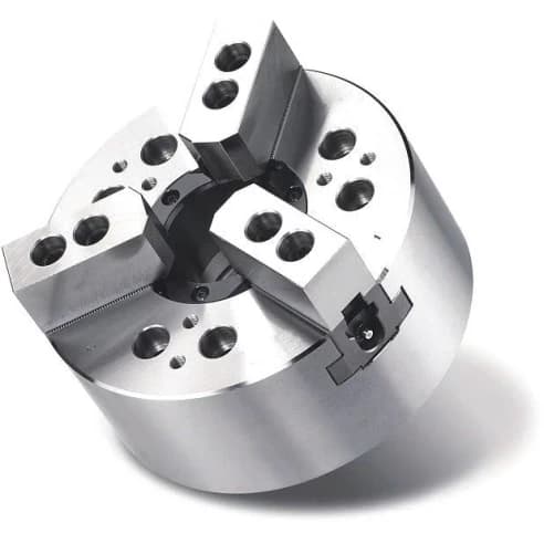 Гидравлический высокоскоростной 3-х кулачковый патрон, Ø455 мм, сквозное отверстие 166,5 мм, посадка A2-11, для ST-45