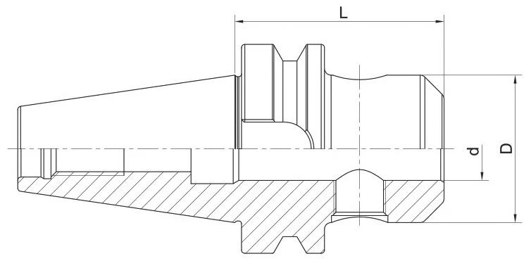 Патрон AdvaCut Weldon BBT50, отверстие ø8мм, L=63мм; MAS403/BT; AD; G6,3;