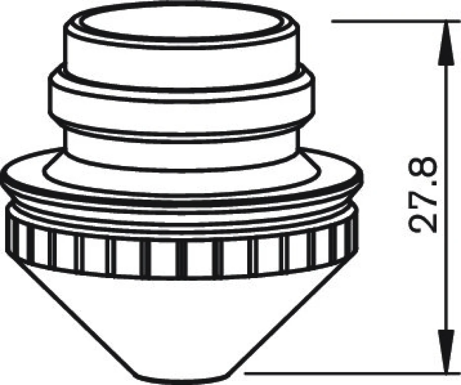 Сопло одинарное Ø1.5 (280028-P0492-627-00015, PT376-0015)