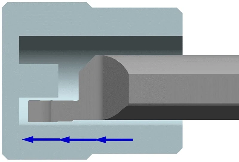 Мини-резец торцеканавочный MKTKR-100-200-200-NS