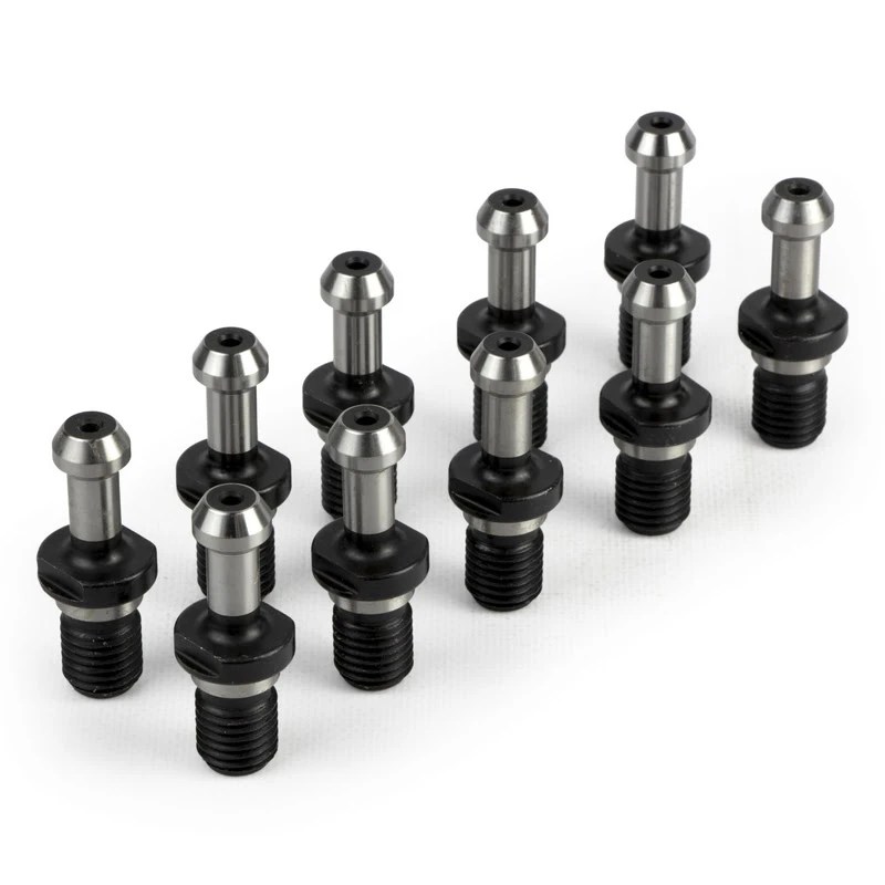 Болт тяговый (штревель) с отверстием, без кольца, 45°, BT40, MAS403/BT (10 шт.)