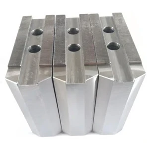 Спец. мягкие заостренные кулачки (3 шт.) для гидравл. патрона 8'', 95x35x70 мм, паз 14 мм, МЦ 25мм, М12, гребенка 1,5х60