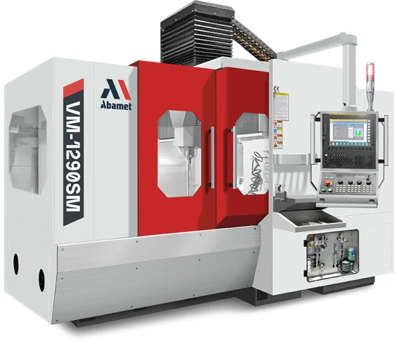 Высокоскоростной фрезерный станок с ЧПУ по металлу VM-1290SM, двухколонный, стол 1320х800 мм