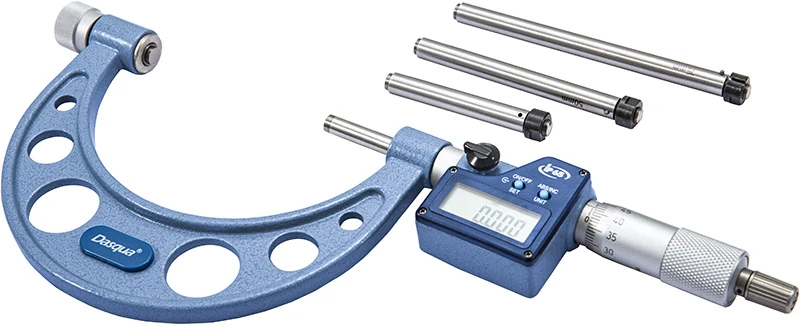 Микрометр цифровой IP65 со сменными измерительными пятками; 300-400мм/12-16"; 0.001мм/0.00005"