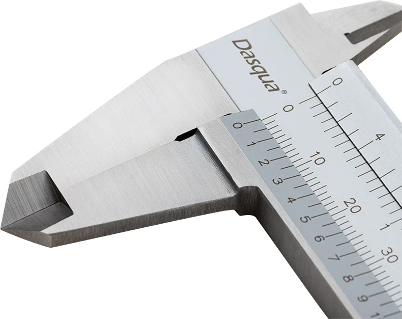 Штангенциркуль нониусный с цельной рамкой; 0-200мм/0-8"; 0,05мм/1/128"