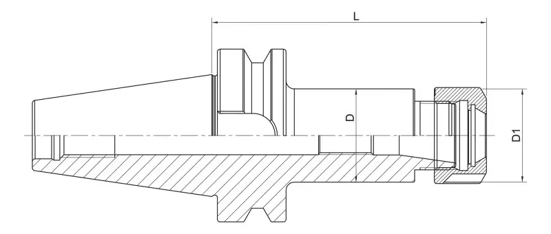 Цанговый патрон AdvaCut BT50 ER50, ø6-34 мм, H=100; MAS403/BT; AD; G6,3