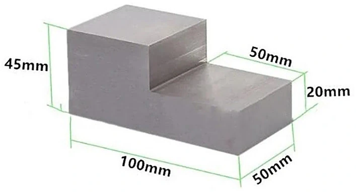 Блок для выставления вертикальности проволоки. Реплика