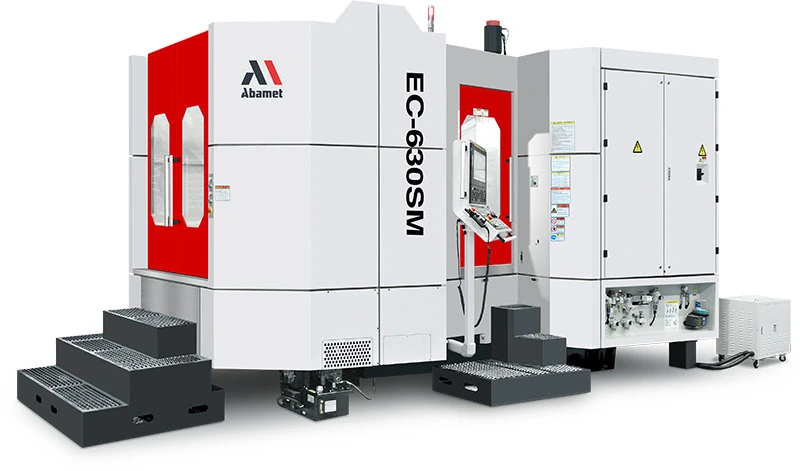 Горизонтально-фрезерный обрабатывающий центр с ЧПУ со сменой палет EC-630SM, палета 630х630 мм