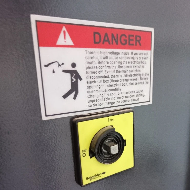 Поворотный выключатель основного выключателя питания станка AMBA-32032