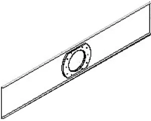 Прижимная уплотнительная пластина MV/MP1200. Реплика X192B438G52