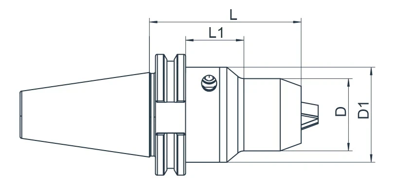 Cверлильный патрон AdvaCut SK40, ø1-13мм, L=90мм, DIN69871; AD; G6,3