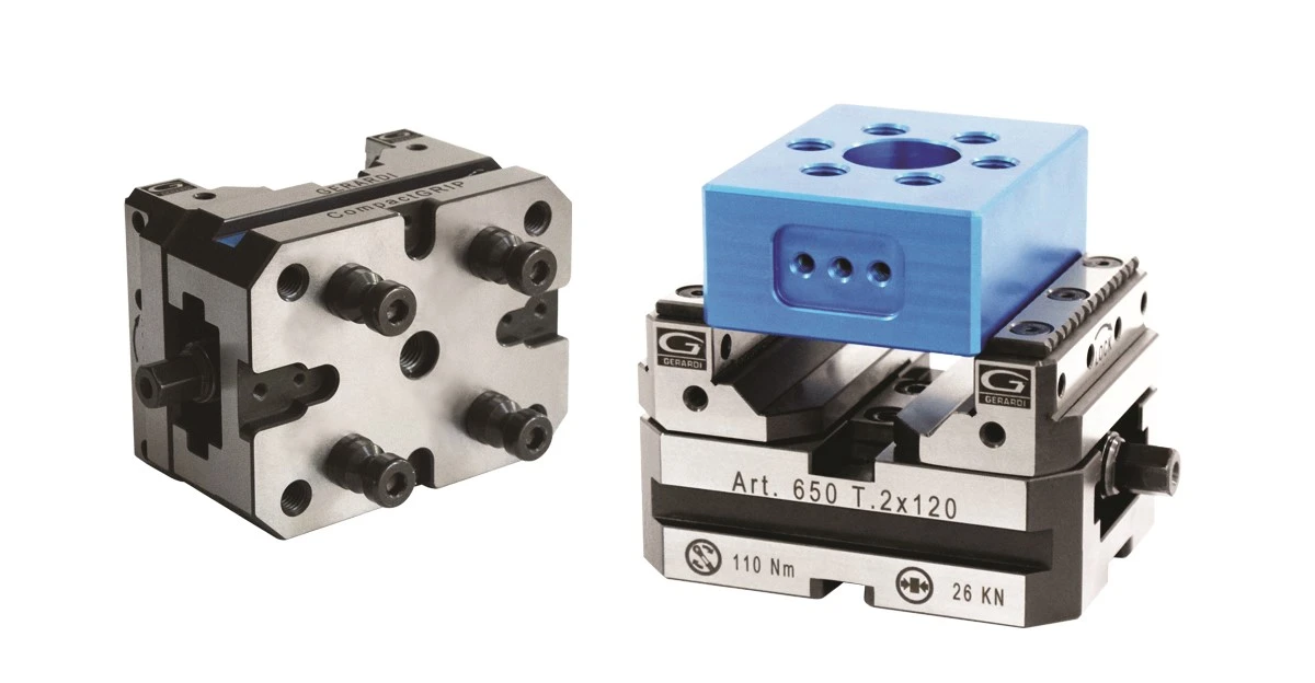 Тиски самоцентрирующиеся, серия Compact Grip, 128x165 мм, Art. 950