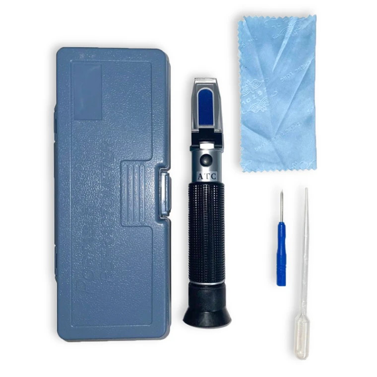 Рефрактометр для СОЖ (эмульсии), шкала Brix 0-20% с ATC, шаг точности 0,1