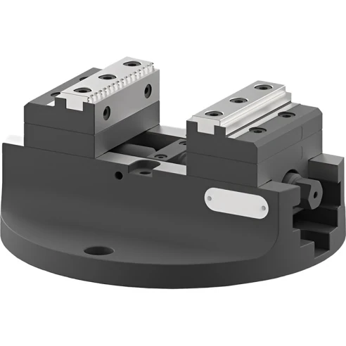 Тиски самоцентрирующиеся ø170 мм, ACR1-80 AdvaCut, для поворотного стола, 80x112 мм