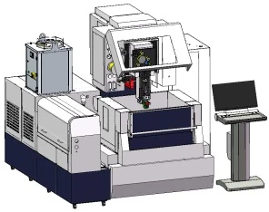 Прецизионный электроэрозионный проволочно-вырезной станок с латунной проволокой BS640