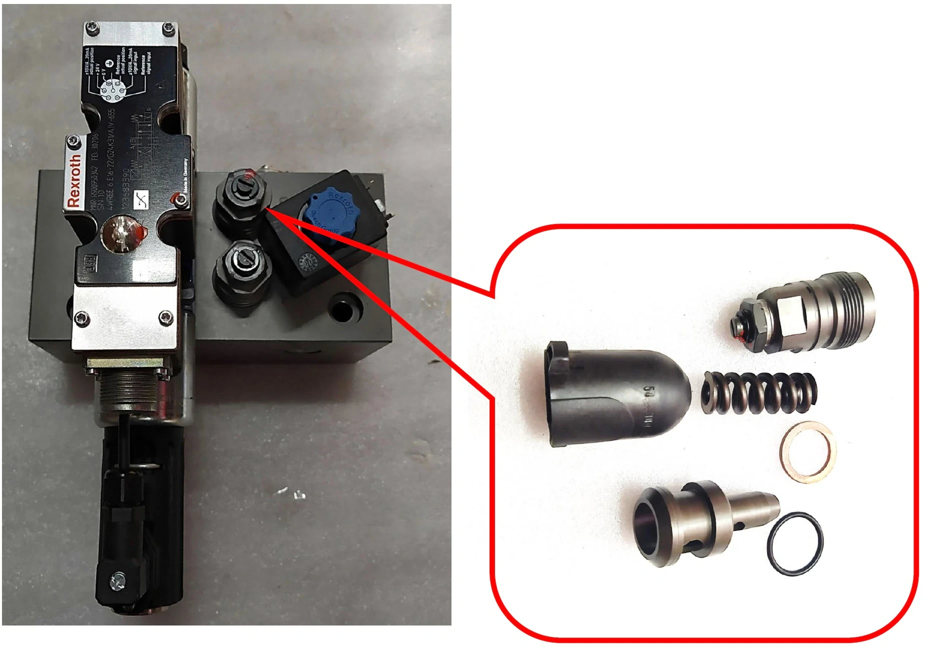 Предохранительный клапан S7 для станков AMB 150 t