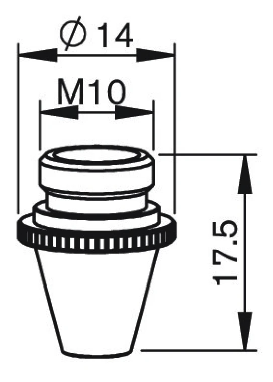 Сопло одинарное Ø2.5 (46603350525, MZ322-0025X)