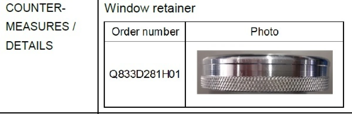 Держатель защитного стекла для ZoomHead (Q833D281H01)