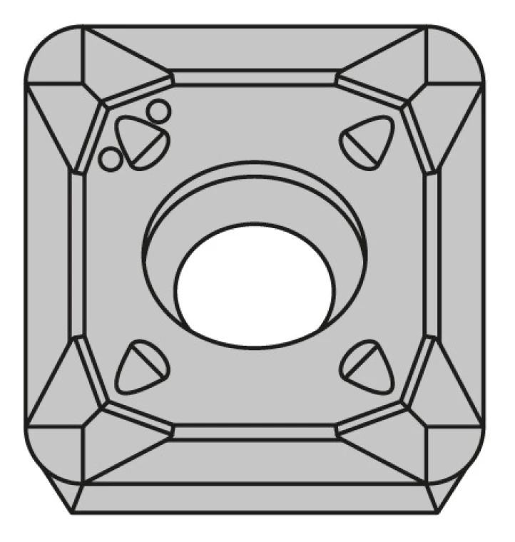 Пластина фрезерная твердый сплав SDCT120416EN-SD PR0725