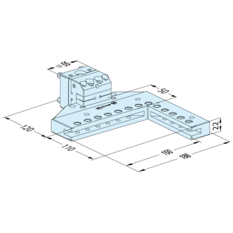 Угловое приспособление (тиски) UniVise P, ITS50