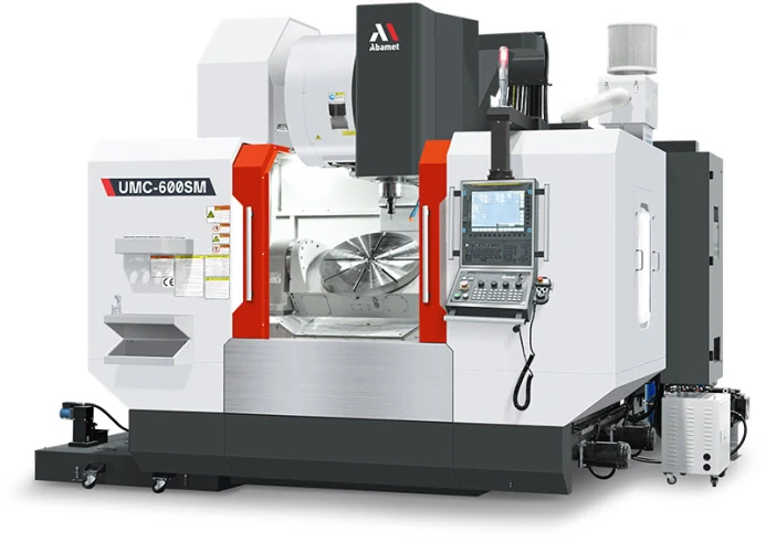Пятиосевой фрезерный станок с ЧПУ по металлу UMC-600SM, стол-планшайба Ø630 мм
