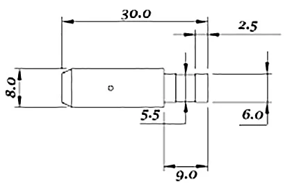 Керамическая направляющая для электрода диаметром  3,2 мм